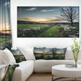 thumbnail image 1 of Rocky Fences in Green Grassland - Extra Large Landscape Canvas Art Print, 1 of 3