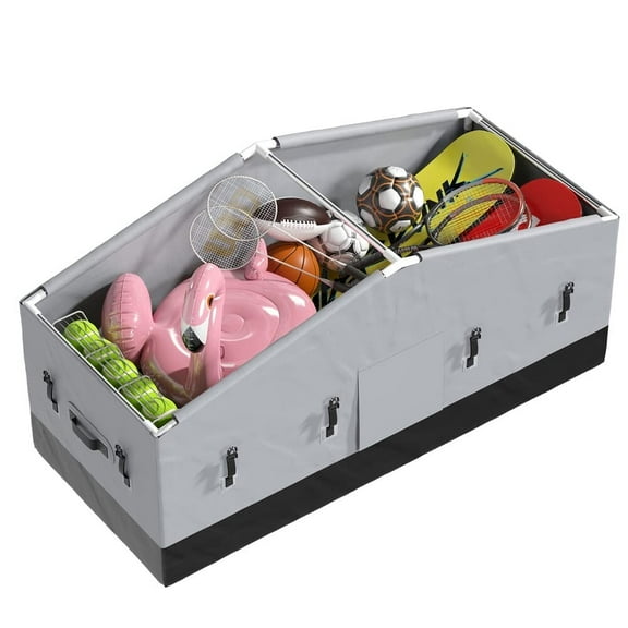 175 Gallon Indoor Outdoor Storage Box Deck Waterproof Portable for Toys, Cushion