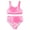 Pink Tie Dye, variant on Girls’ UPF 50+ 2-Piece Bikini Swimsuit Set – Neon, Tie-Dye & Ombre Styles for Kids (Pink Tie Dye, 7-8 Years)