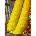 thumbnail image 1 of Serene Crafts Large Yellow Artificial Garland String 5 Feet - Pack of 6, 1 of 1