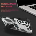 thumbnail image 4 of SOATUTO for Samsung Galaxy S22 6.1 inch Case Heavy Duty Shoftproof Military-Grade Armor Protective Case Cover with Built-in Hidden Kickstand Phone Case for Samsung Galaxy S22 5G - Silver, 4 of 6