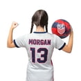 thumbnail image 3 of U.S. Soccer USWNT National Team Gameday 4 Star Champion Soccer Youth Poly Shirt - Morgan 13, YXL, 3 of 4