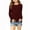 Red, variant on Nskgu Girl's Casual Big Kids Long Sleeve Striped Shirts Casual Tees Crewneck Pullover Sweatshirts for Teens Girls
