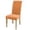 Orange, variant on Serbasic Stretch Jacquard Dining Chair Covers 1 Pack, Large Leaf Patterned Parsons Chair Covers, Removable Washable Dining Room Chair Protector Slipcovers for Kitchen, Party, Home Decor, Gray