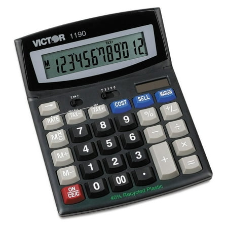 1190 1190 Executive Desktop Calculator, 12-Digit LCD