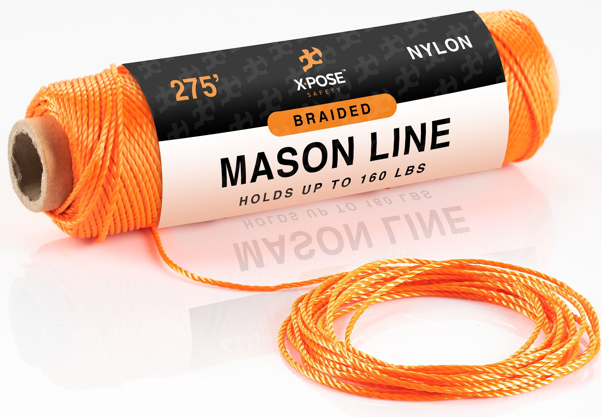 18 525' Orange Nylon Twine - Warren Pipe and Supply