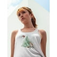 thumbnail image 2 of Christmas In The Forest B Racerback Tank Women -Grace Popp Designs, Female XX-Large, 2 of 4