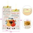 thumbnail image 2 of BFF Gift,To My Best Friend Wooden Candle Holder- Thank You for Being My Unbiological Sister Women Female Girl Friends Personalized Custom Friendship Christmas Birthday Gift, 2 of 7