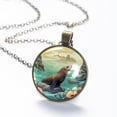 thumbnail image 6 of Sea Lion Necklace Personalized Custom Photo Round Pendant Adjustable Stainless Steel Necklaces with Gift Box for Men Women Mothers Valentine's Jewelry Gift, 6 of 6