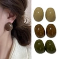 thumbnail image 4 of Osdhezcn Unique Fashion C Shaped Resin Earrings Studs Earrings for Fashion Women Comfortable for Daily Wear and Own Expression, 4 of 14