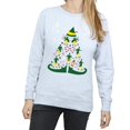 thumbnail image 3 of Elf Womens Christmas Tree Sweatshirt, 3 of 5