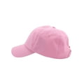 thumbnail image 3 of D&I Plain Dad Hat 100% Cotton Unstructured Hat Unisex Adjustable Strap - Pink, 3 of 3