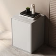 thumbnail image 4 of NessCarsti Modern Storage Cabinet with Drawers and Shelves for Kitchen, Dining Room, Living Room Coffee Bar Cabinet, White (B31.4″), 4 of 9