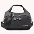 thumbnail image 7 of Yucurem Oxford Messenger Bags Waterproof Anti-Theft Female Shoulder Handbag (Dark Grey), 7 of 7