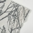 thumbnail image 4 of DriftAway Tree Branch Linen Blend Abstract Ink Printing Lined Window Curtain Valance Grey 52'' width x 24'' length, 4 of 6