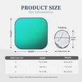 thumbnail image 3 of Fuzoiu Turquoise Light Blue Print Car Windshield Sunshade,Folding Front Windshield Sun Shade,for Most Car Sedan SUV Truck,Car Windshield Sunshade-Medium, 3 of 6