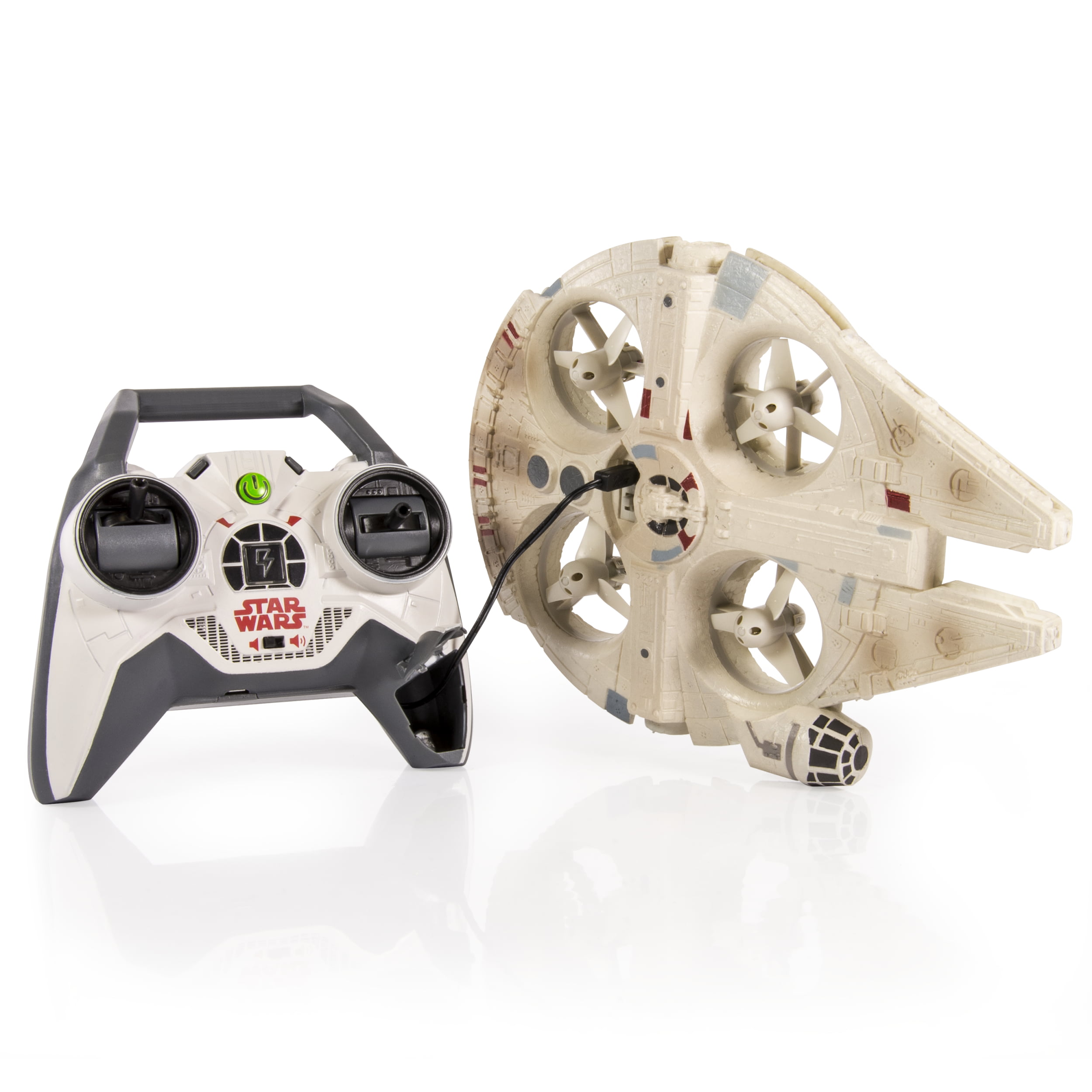 X Spin Master Air Hogs Star Wars Remote Control Millennium Falcon Quad NISB 