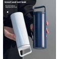 thumbnail image 2 of Leak Proof Water Bottle 15oz,Insulated Double Walled Stainless Steel Thermos Bottles for Men,Women-Red 26-27s, 2 of 5