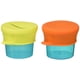thumbnail image 1 of Tapa para vaso de snack Boon SNUG verde con 2 recipientes apilables, 1 of 6
