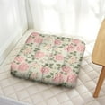 thumbnail image 3 of Country Floral Meditation Cushion - 9-Point Stitched Square Seat with Spring Floral Print, 3 of 5