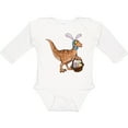 thumbnail image 3 of Inktastic Easter Velociraptor with Bunny Ears Boys or Girls Long Sleeve Baby Bodysuit, 3 of 5