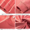 thumbnail image 3 of Pull en Coton Hip-Hop Printemps et Automne Col Rond Épaule Manches Longues Chemise Nue, 3 of 4