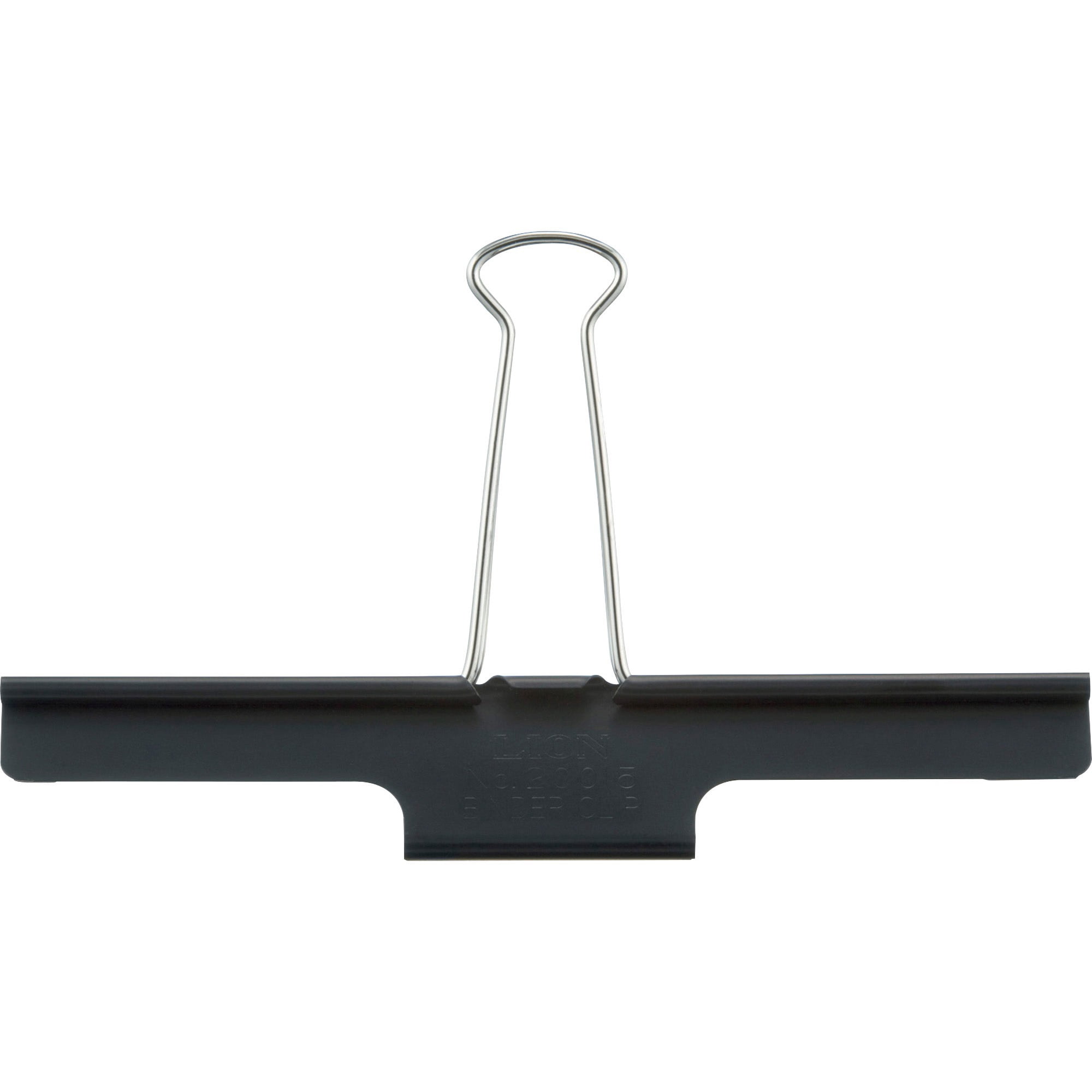Lion, LIOCS20015BC, Extra Large Binder Clips, 1 Each, Black