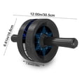 thumbnail image 2 of RKSTN Tpr Abdominal Muscle Wheel Abdominal Muscle Training Wheel Home Fitness Equipment for Male and Female Two Rounds of Flame Abdominal Training Roller Strength Muscle Burning, 2 of 6