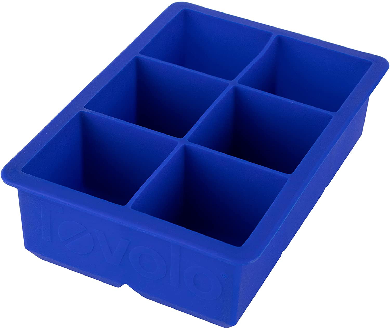 Spirits & Liquor Drinks Stratus Blue Tovolo Inch Large King Craft Ice Mold Freezer Tray of 2 Cubes for Whiskey BPA-Free Silicone Set of 2 Bourbon 