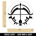thumbnail image 2 of Ranger Hunter Bow with Vines Gaming Self-Inking Rubber Stamp Ink Stamper - Green Ink - Medium 1 Inch, 2 of 7
