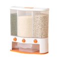 thumbnail image 1 of Tanque De Almacenamiento De Granos Montado En La Pared Dispensador De Alimentos Secos Cubo De Arroz Caja De Almacenamiento Para Granos Frijoles De Arroz Yuarrent HA035110-00, 1 of 6