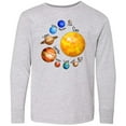 thumbnail image 3 of Inktastic Sun and Planets Yes, and Pluto Long Sleeve Youth T-Shirt, 3 of 5