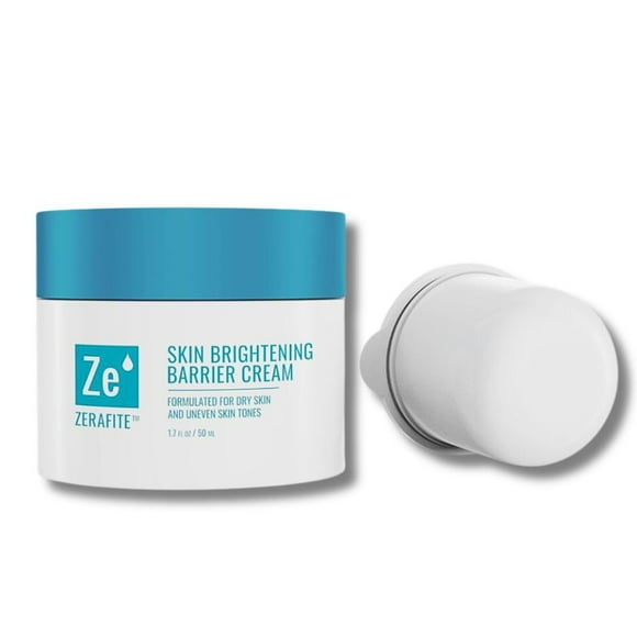 ZERAFITE Crème Barrière Éclaircissante pour la Peau (Conteneur + Capsule de Recharge, 1,7 oz)