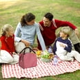 thumbnail image 2 of CoreLiving Neoprene Lunch Box for Women Self Insulating Cooler Lunch Bag Tear Resistant Stain Resistant Zippered Tote Portable Thermal Holder Machine Washable for On the Go, 2 of 5