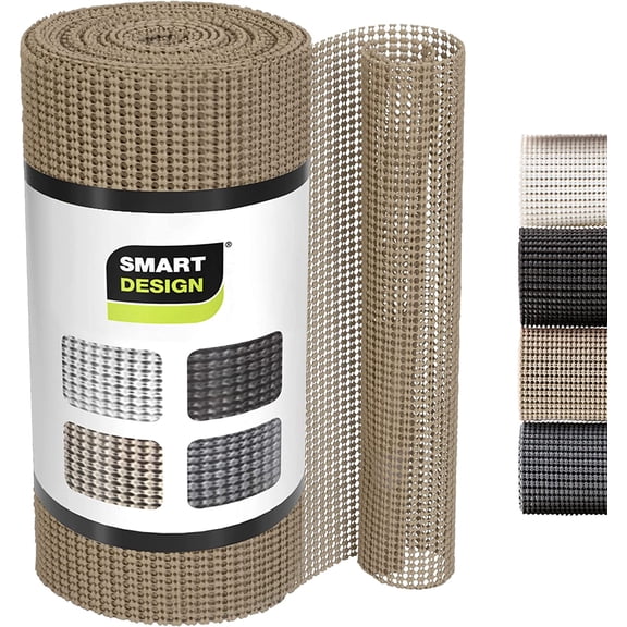 Classic Grip Shelf Liner – 12in x 20ft – Non-Adhesive Drawer Liner with Strong Grip Helps Protect and Personalize Your Home Organization and Storage – Taupe