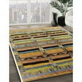 thumbnail image 2 of Ahgly Company Indoor Square Mid-Century Modern Reddish Brown Southwestern Area Rugs, 7' Square, 2 of 6