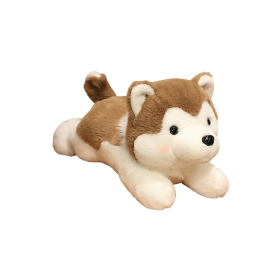 ToyKingdee Soft Plush Husky Dog, Huggable Stuffed Animal for Kids Play and Home Decor