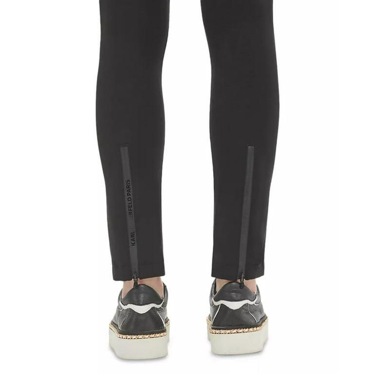 KARL LAGERFELD PARIS Zip-Detail Pull-On Pants - Walmart.com