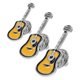 thumbnail image 5 of 3 pines de solapa con forma de guitarra retro, broche de guitarra punk de moda, pin decorativo para bolso o abrigo, 5 of 8