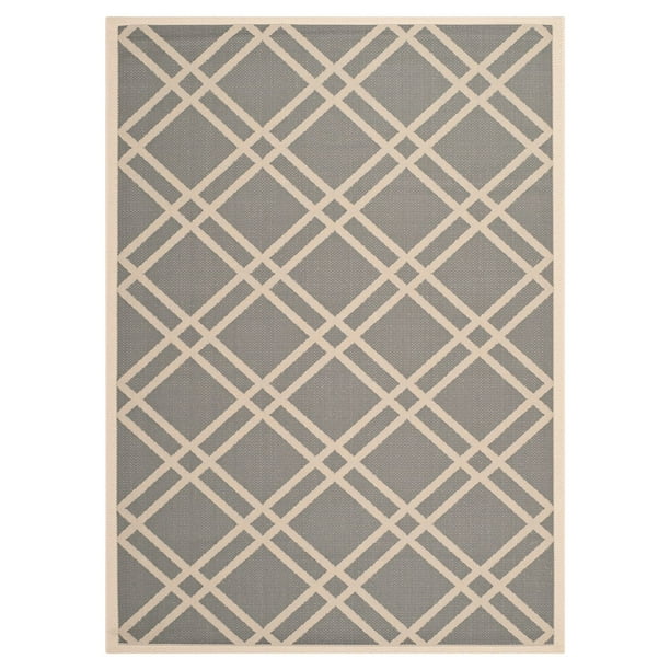 Safavieh Courtyard Jasper Geometric Bordered Indoor/Outdoor Area Rug