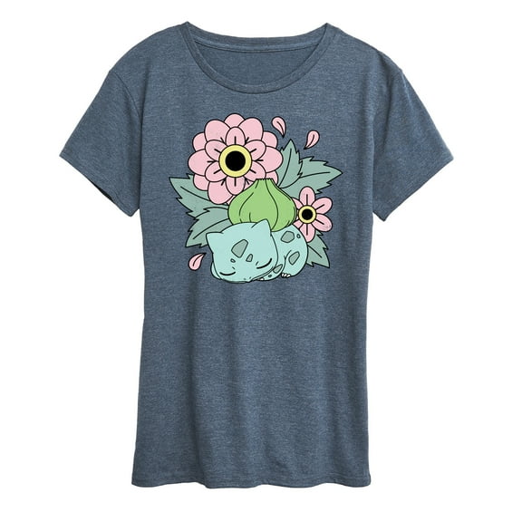 Pokémon - Bulba Flowers - Women's Short Sleeve Graphic T-Shirt
