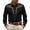 Black, variant on Mens Western Cowboy Printed Shirt Rugged Button Up Casual Long Sleeve Top Outdoor Country Concert Rodeo Dress Up