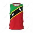 thumbnail image 3 of Saint Kitts And Nevis Flag Men Basketball Sports Jersey Fitness Multifunction Sleeveless tshirt Exclusive Custom Name Nunber, 3 of 12