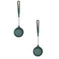thumbnail image 1 of Oleegame 2PC Stainless Steel Cutlery Set Silicone Cookware Kitchen Utensil Set Kitchen Tool Spoon Shovel Spoon, 1 of 2