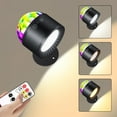 thumbnail image 2 of SDNall Lampe Murale Rechargeable avec Télécommande Trois Températures de Couleur Batterie 2500mAh, 2 of 9