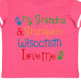 thumbnail image 3 of Inktastic Wisconsin Grandma Loves Me Boys or Girls Toddler T-Shirt, 3 of 4