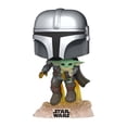 thumbnail image 1 of Figura Coleccionable Funko Pop Star Wars The Mandalorian Volando Con Grogu 1 Pieza, 1 of 4