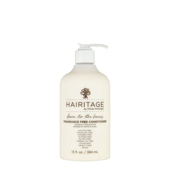 Hairitage Down to Basics Gentle Hair Conditioner with  E, Chamomile & Sunflower Seed Oil for Dry Hair | Fragrance Free | Hydrating Detangler | for All Hair Types | Vegan, Color Safe, 13 oz