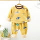 thumbnail image 2 of Gibobby Conjunto de pants para niño pequeños bebés niñas niños Otoño Invierno de manga larga pantalones pulóver ropa de dormir conjunto ropa(E,5-6 Años), 2 of 3
