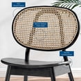 thumbnail image 7 of Modway Malina Wood Dining Side Chair in Black, 7 of 7